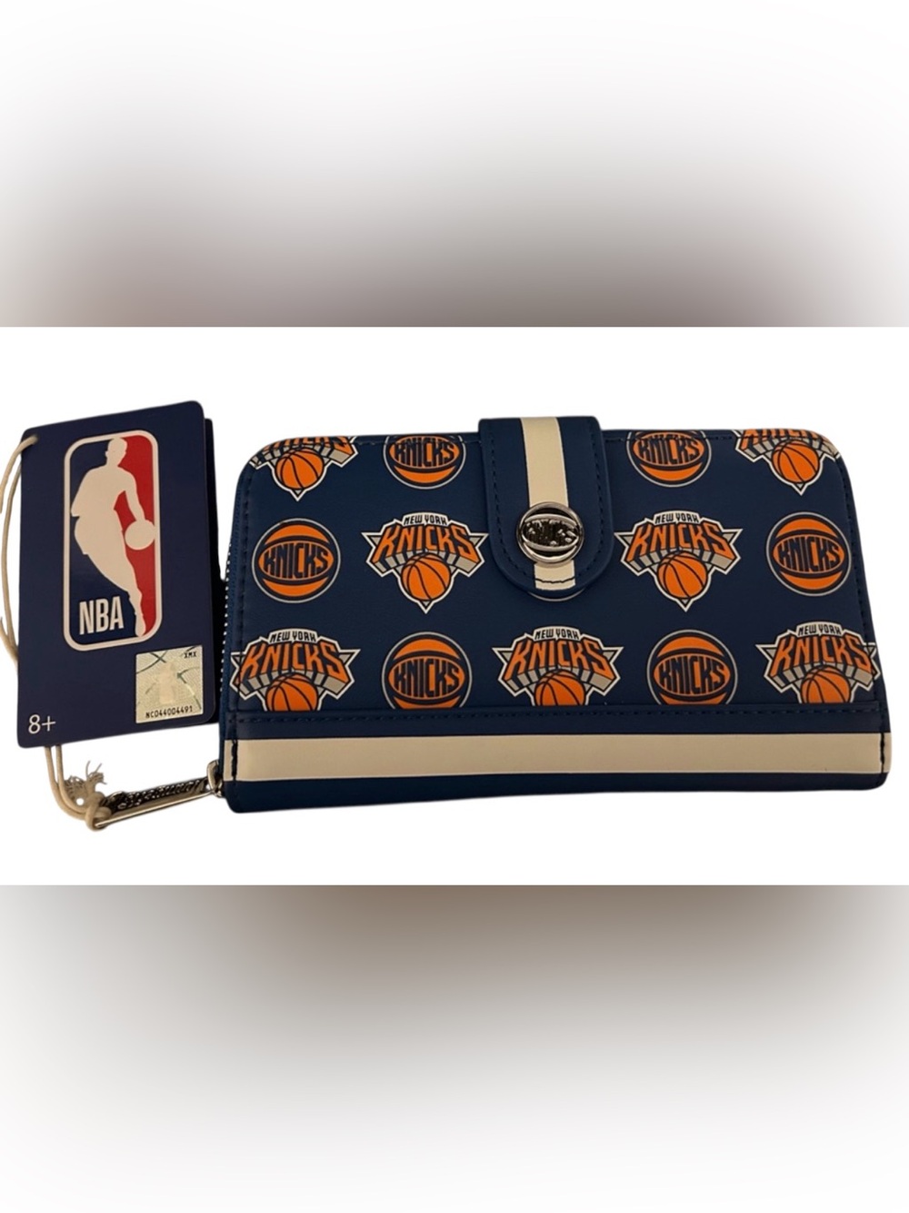 Loungefly New York Knicks Blue & Orange Zip-Around Wallet